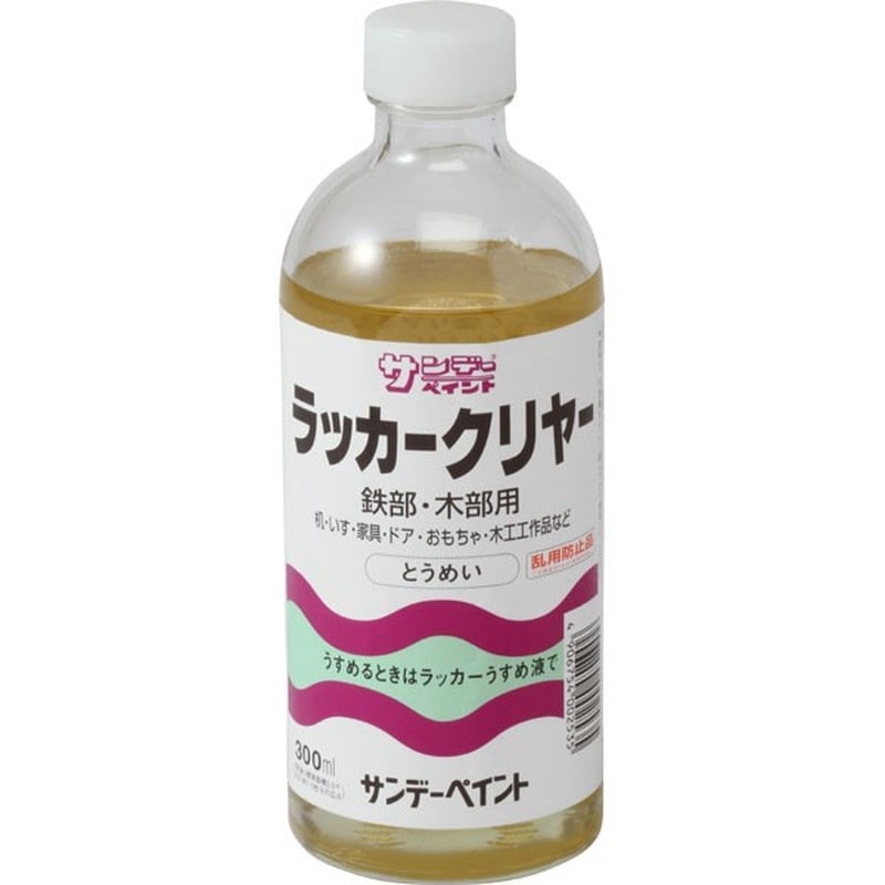 サンデーペイント 9021508 ラッカークリヤー 300ml #24402 1個（ご注文単位1個）【直送品】