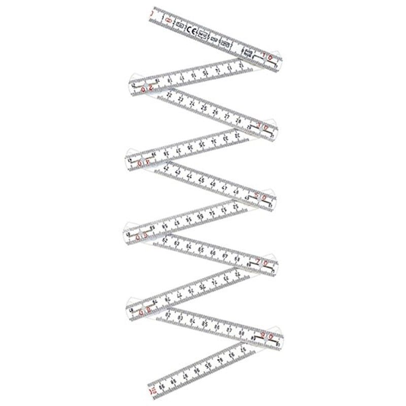 シンワ測定 4100507 78606ファイバー折尺1m10折 #78606 1個（ご注文単位1個）【直送品】