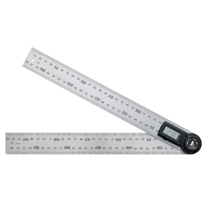 シンワ測定 4102154 62496デジタルプロトラクター 30cm #62496 1個(ご注文単位1個)【直送品】
