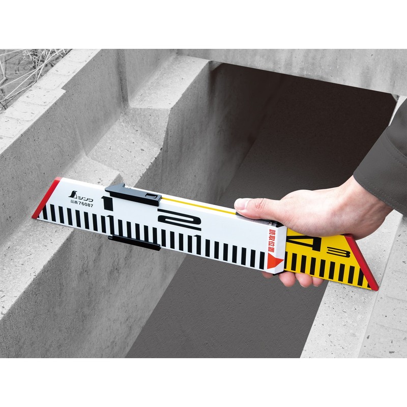 シンワ測定 4102775 内寸標尺 アルミ製 40cm巾60mm #76087 1個（ご注文単位1個）【直送品】