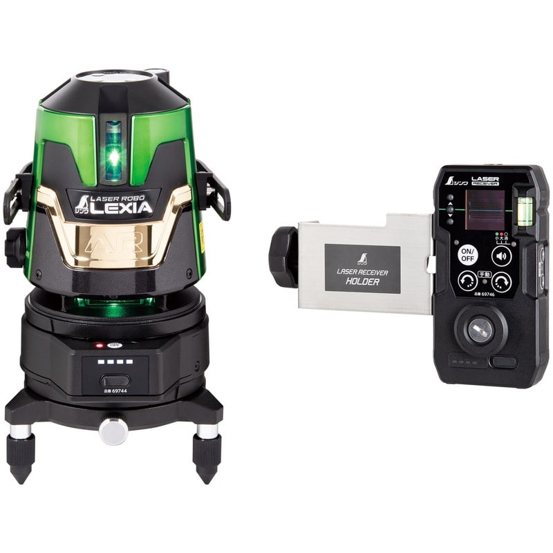シンワ測定 4102873 レーザーロボLEXIA自動追尾回転台受光器セット #69742 1個（ご注文単位1個）【直送品】