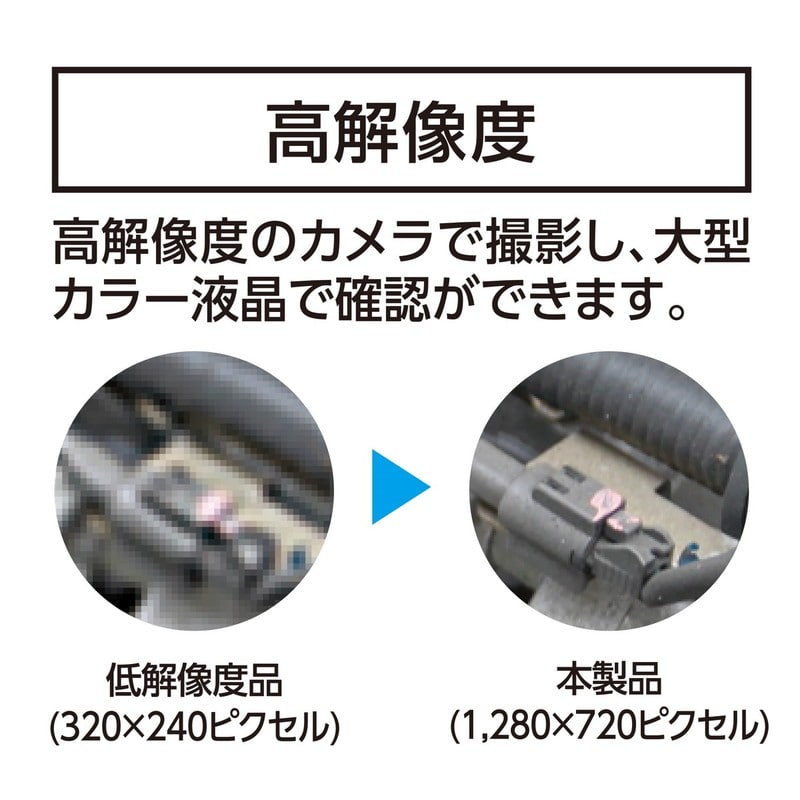 シンワ測定 4102772 モニタリングスコープE3mΦ5.2ポータブル #74190 1個（ご注文単位1個）【直送品】