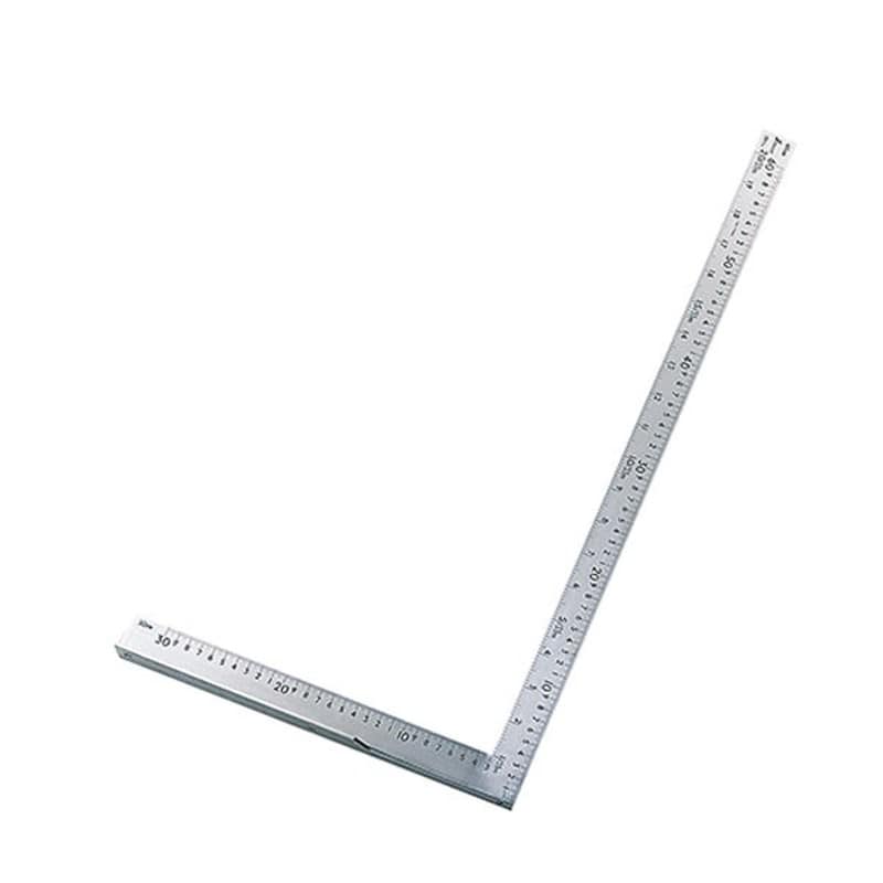 シンワ測定 4100100 77885L型万能定規600mm筋交無 #77885 1個（ご注文単位1個）【直送品】