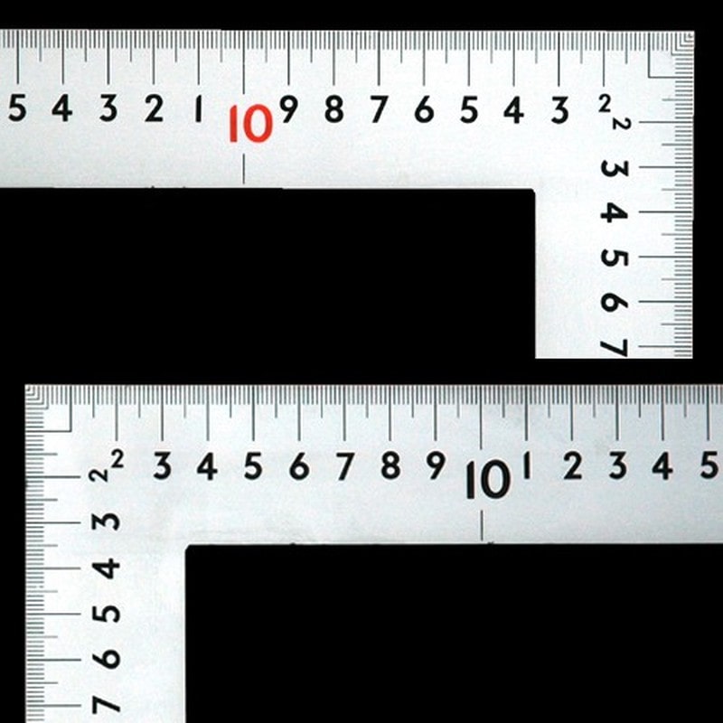 シンワ測定 4100112 曲尺大金普及型 シルバー 1m×60cm #63400 1個（ご注文単位1個）【直送品】