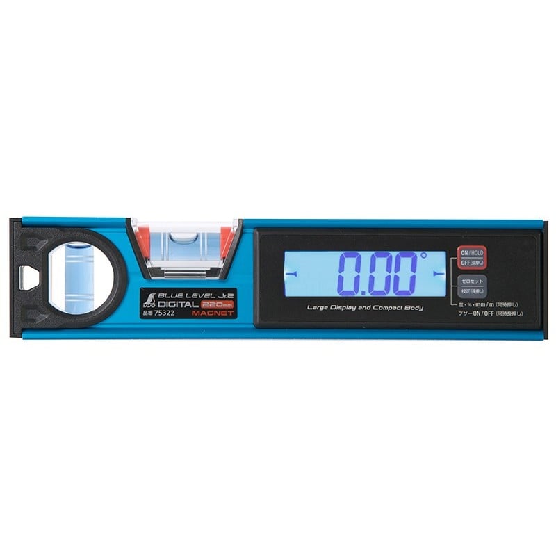 シンワ測定 4102662 75322BLレベルJr2デジタル220マグネット #75322 1個(ご注文単位1個)【直送品】