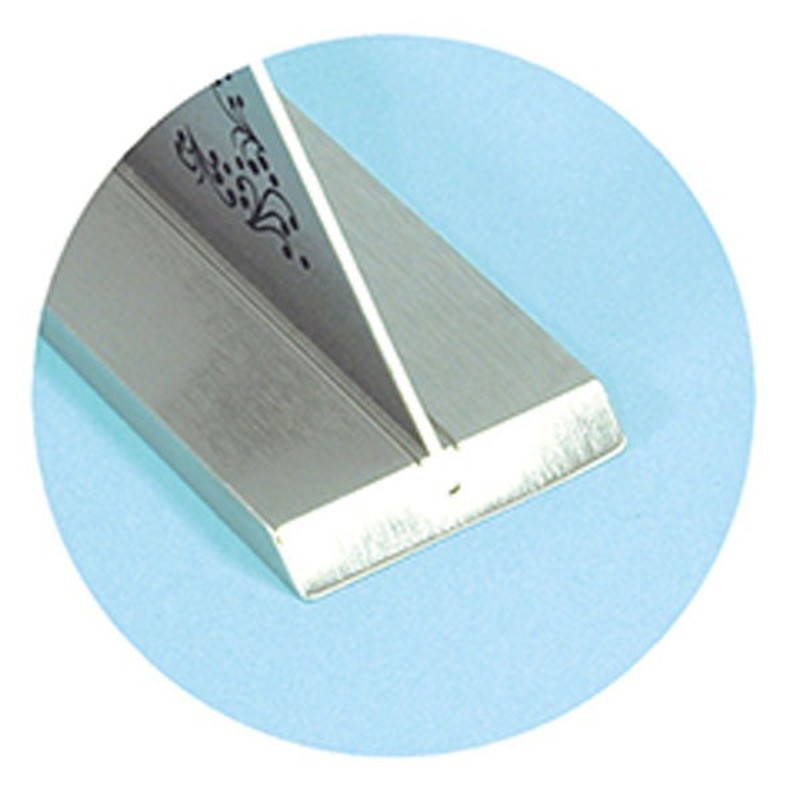 シンワ測定 4100516 62162止型定規広巾台付台巾40mm #62162 1個(ご注文単位1個)【直送品】