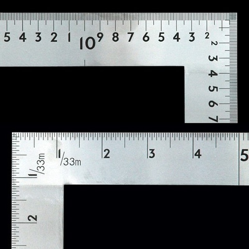 シンワ測定 4100116 曲尺大金普及型 ステン 1m/3尺3寸 #63094 1個(ご注文単位1個)【直送品】