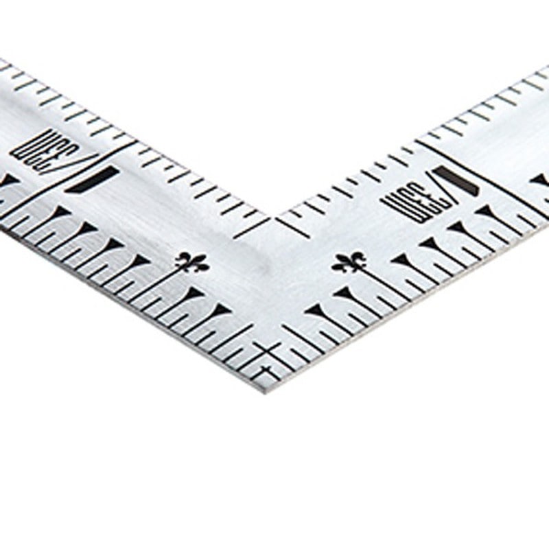 シンワ測定 4100035 10648曲尺同厚同目銀1尺名作 #10648 1個（ご注文単位1個）【直送品】