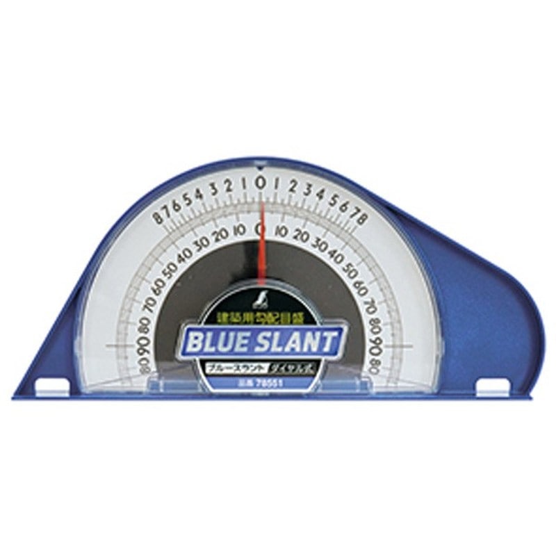シンワ測定 4102007 78551ブルースラント ダイヤル建築用勾配目盛 #78551 1個（ご注文単位1個）【直送品】