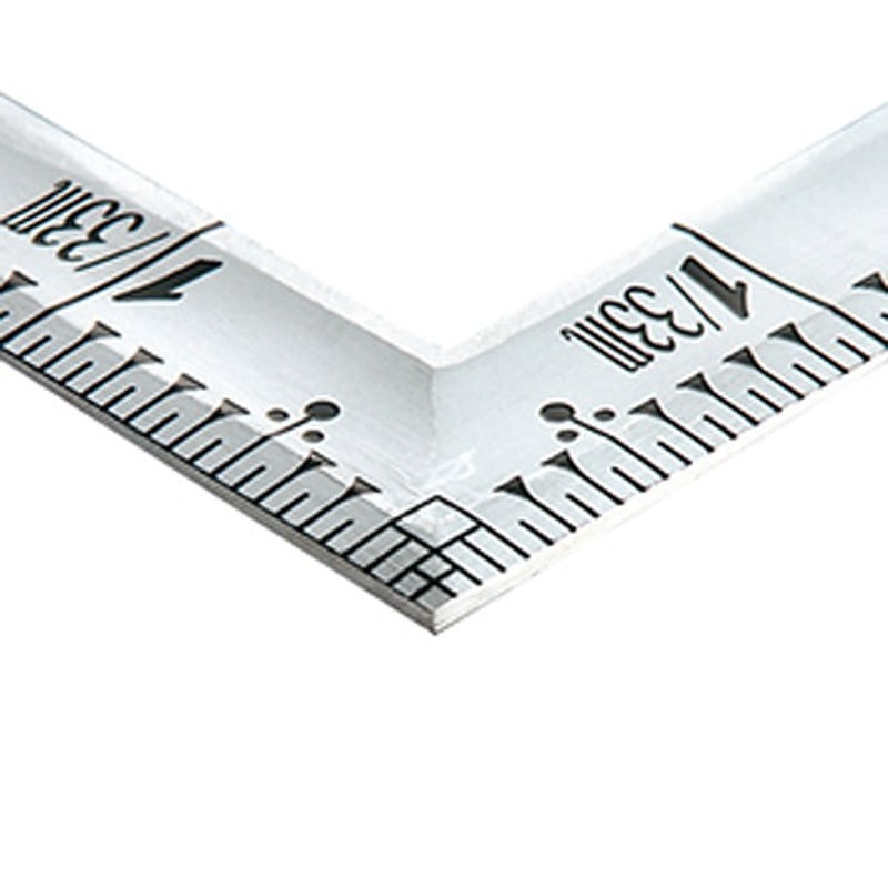 シンワ測定 4100053 10845曲尺角薄銀1尺5寸匠甚五郎大工 #10845 1個（ご注文単位1個）【直送品】