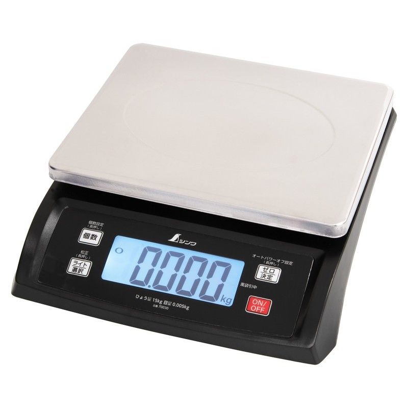 シンワ測定 4102793 シンワ70030 デジタルはかり SD 15kg #70030 1個（ご注文単位1個）【直送品】