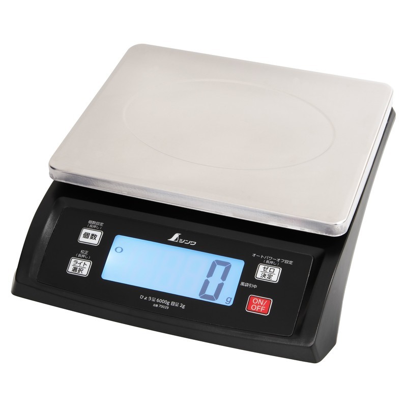 シンワ測定 4102794 シンワ70029 デジタルはかり SD 6000g #70029 1個（ご注文単位1個）【直送品】