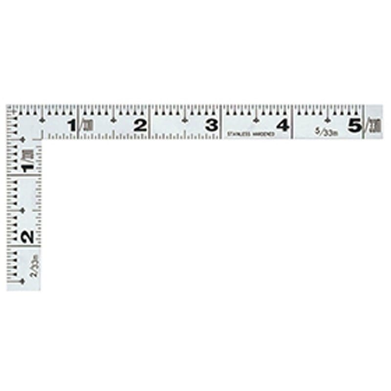 シンワ測定 4100064 10008曲尺平ぴた銀5寸表裏尺相当 #10008 1個（ご注文単位1個）【直送品】
