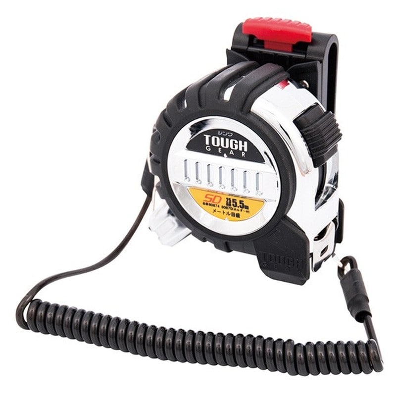 シンワ測定 4101944 80870タフギア SD25-5.5m ホルダー付 #80870 1個（ご注文単位1個）【直送品】