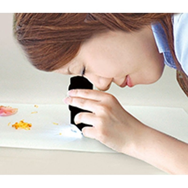 シンワ測定 4102128 75753ルーペ H ポケット型顕微鏡 LED付 #75753 1個(ご注文単位1個)【直送品】