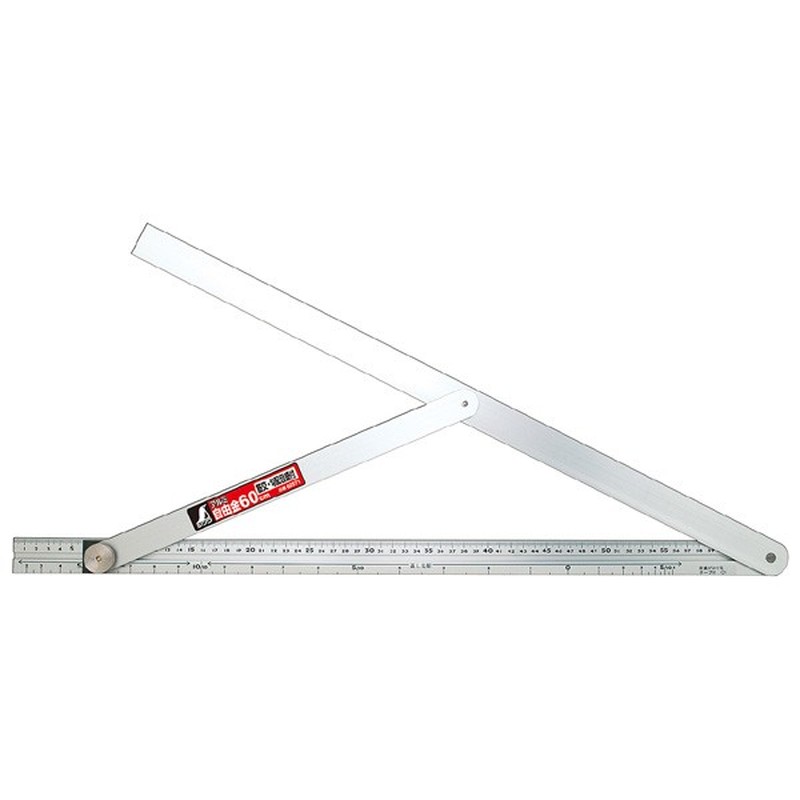 シンワ測定 4100523 62571アルミ自由金600mm筋交い・付 #62571 1個（ご注文単位1個）【直送品】