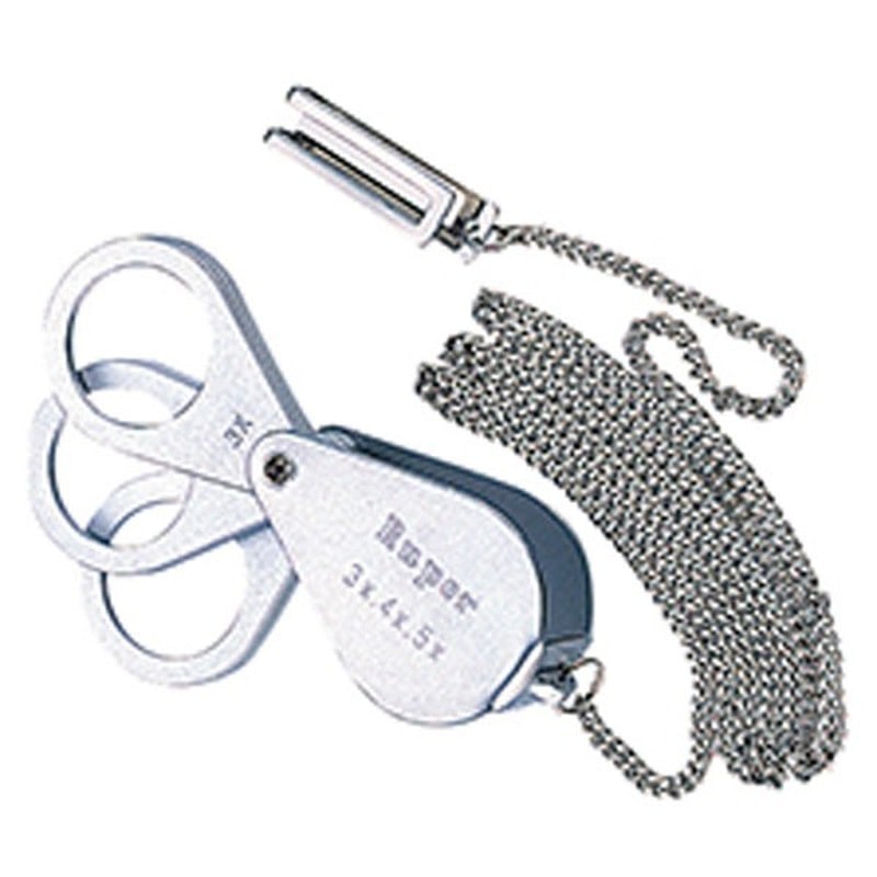 シンワ測定 4101316 75766ルーペJ高倍率収納型3枚組345倍 #75766 1個(ご注文単位1個)【直送品】