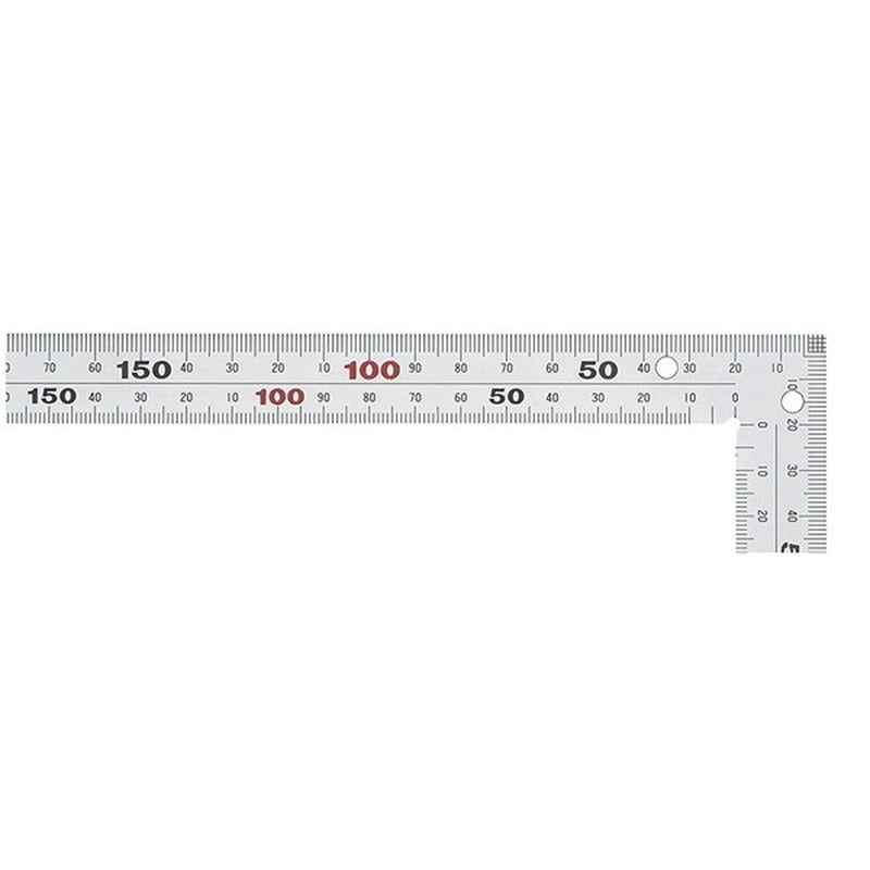シンワ測定 4100089 10425曲尺厚手広巾銀30表裏磁石付 #10425 1個（ご注文単位1個）【直送品】