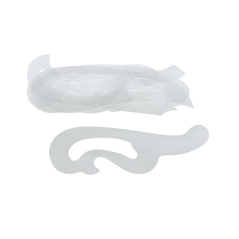 シンワ測定 410004 77003雲型定規6枚組 #77003 1個（ご注文単位1個）【直送品】