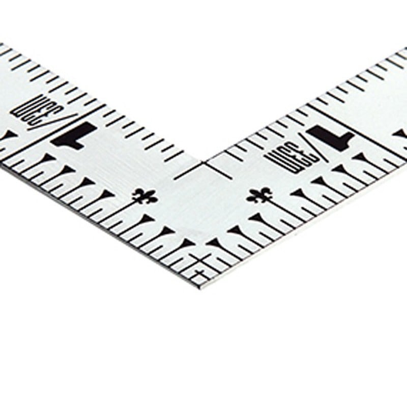 シンワ測定 4100059 10590曲尺平ぴた銀1尺5寸大工用 #10590 1個(ご注文単位1個)【直送品】
