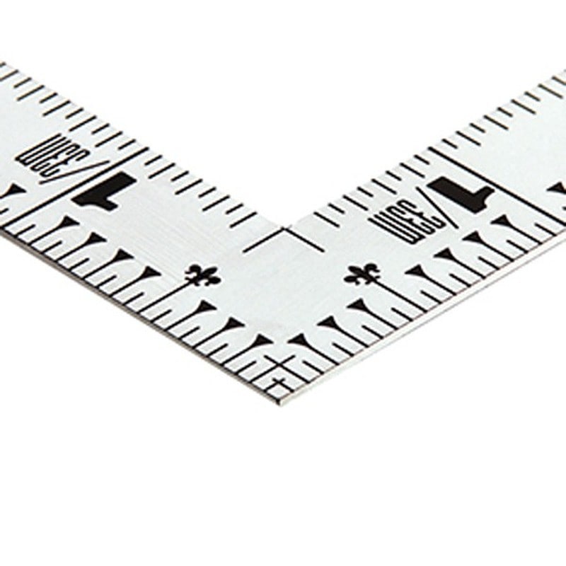シンワ測定 4100061 10592曲尺平ぴた銀1尺5寸表裏尺 #10592 1個（ご注文単位1個）【直送品】