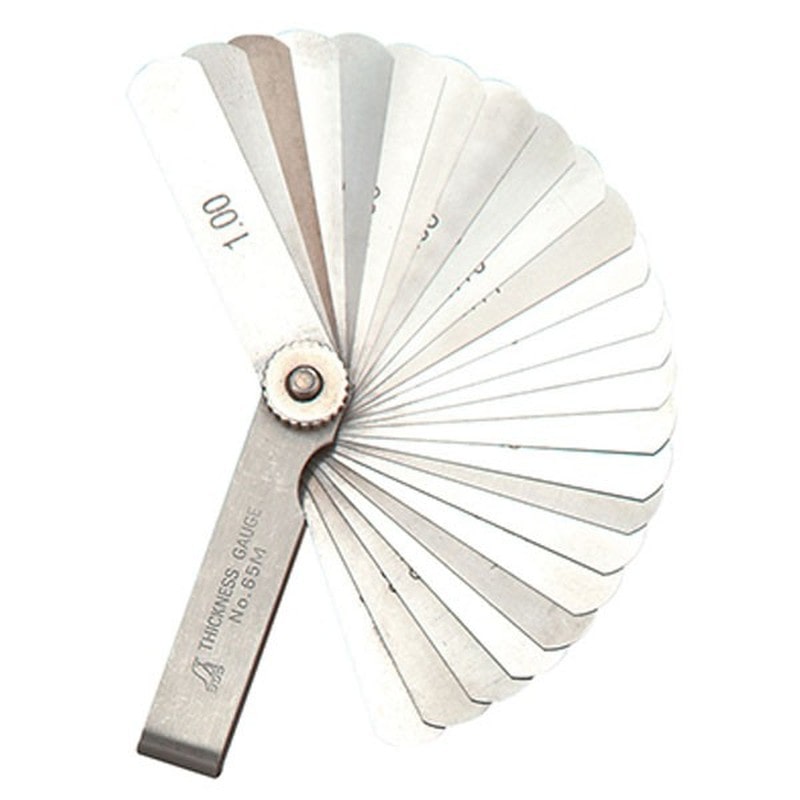 シンワ測定 4101138 73782シックネスゲージD65mm25枚組 #73782 1個（ご注文単位1個）【直送品】