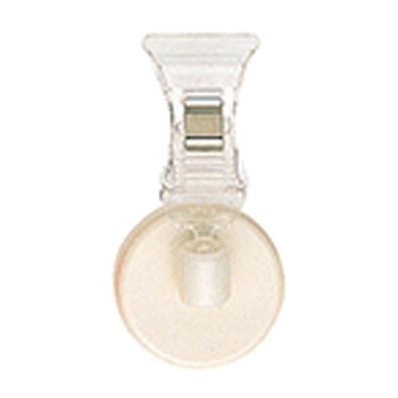 シンワ測定 4101481 72126マグクリップフリーターンDホワイト2入 #72126 1個（ご注文単位1個）【直送品】