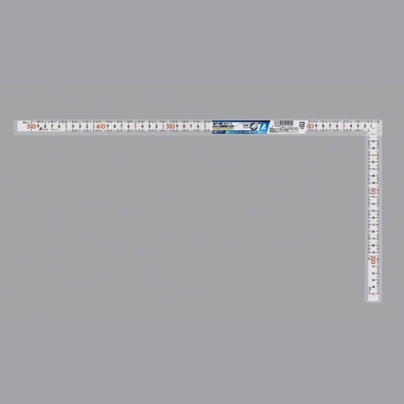 シンワ測定 4102376 11101 曲尺 同厚 ホワイト 名作 50 #11101 1個（ご注文単位1個）【直送品】