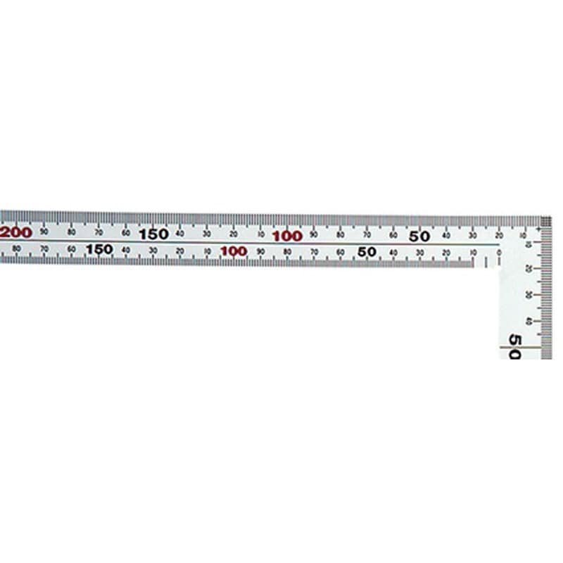 シンワ測定 410044 10405曲尺厚手広巾銀50建築鉄工JIS #10405 1個(ご注文単位1個)【直送品】