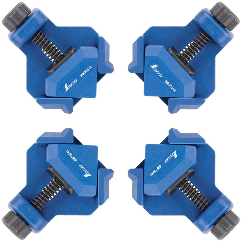 シンワ測定 410111 コーナークランプ ミニ 4個入 75342 1個（ご注文単位1個）【直送品】