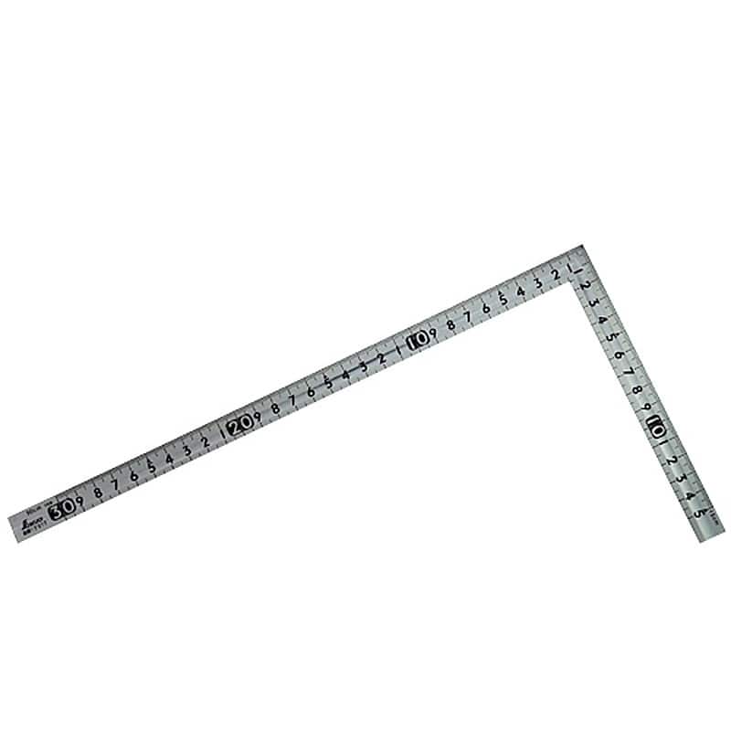 シンワ測定 410041 12017曲尺小型溝付30×15 #12017 1個(ご注文単位1個)【直送品】