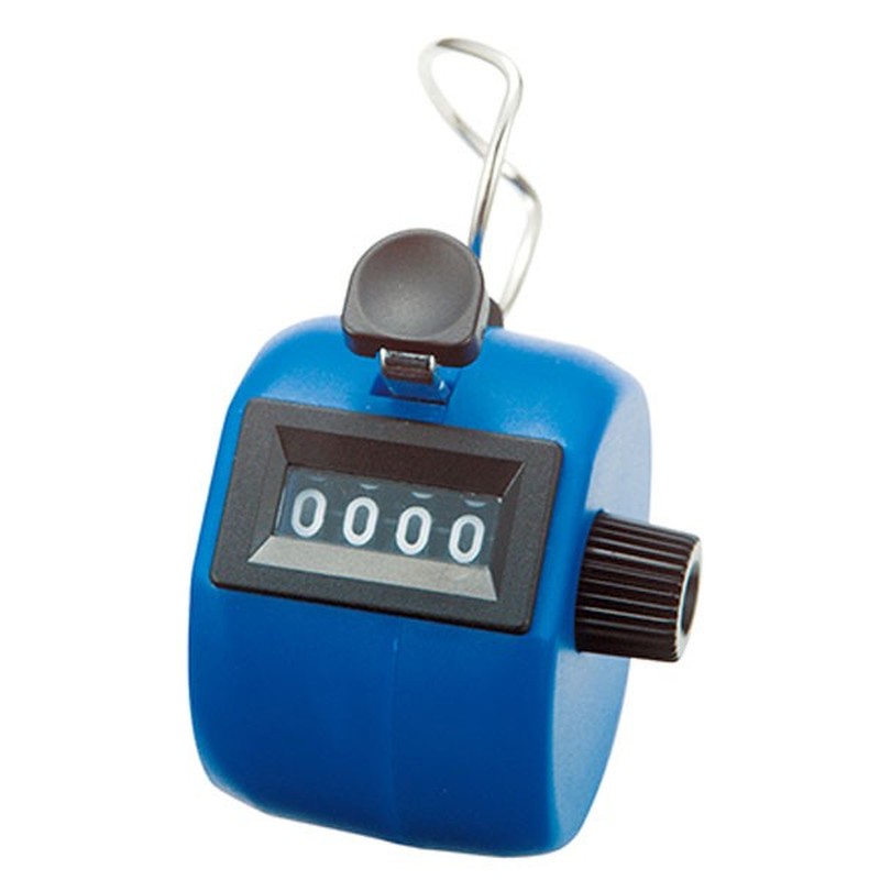シンワ測定 4101147 75090数取器Cブルー手持型 #75090 1個（ご注文単位1個）【直送品】
