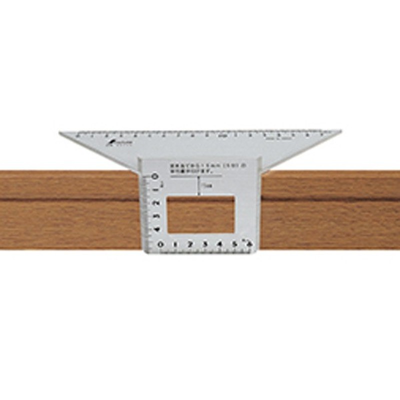 シンワ測定 4100519 62114台形止型定規アルミ #62114 1個(ご注文単位1個)【直送品】