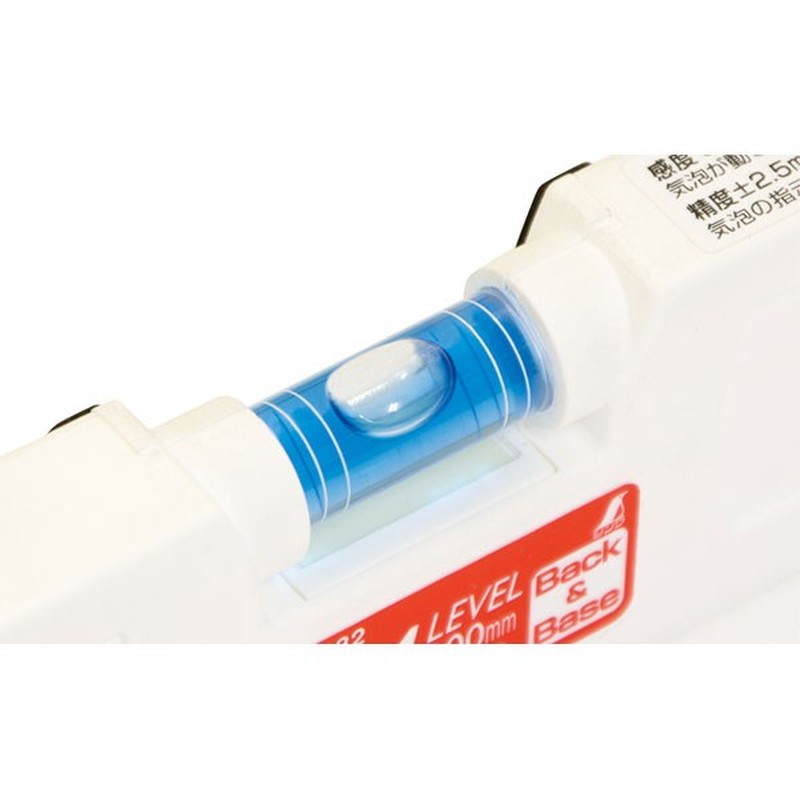 シンワ測定 4102388 76332 スリムレベル 200mm 白 #76332 1個(ご注文単位1個)【直送品】