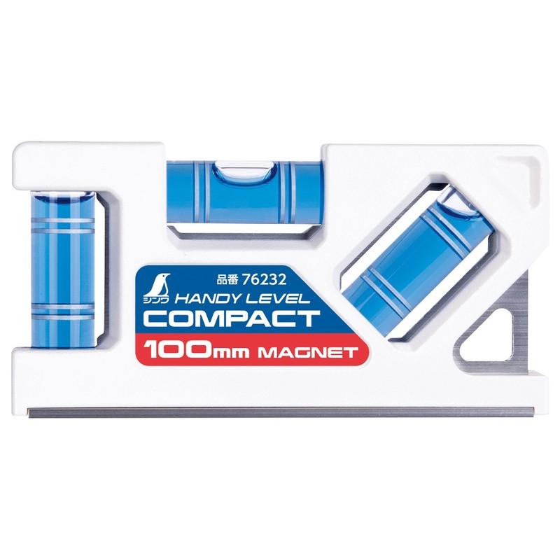 シンワ測定 4102699 76232ハンディレベル コンパクト100mmマグ #76232 1個(ご注文単位1個)【直送品】