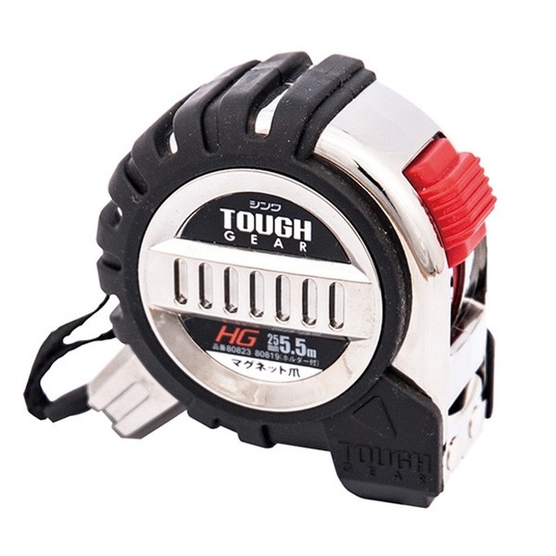 シンワ測定 4101934 80823タフギアHG25-5.5mマグネット爪 #80823 1個（ご注文単位1個）【直送品】