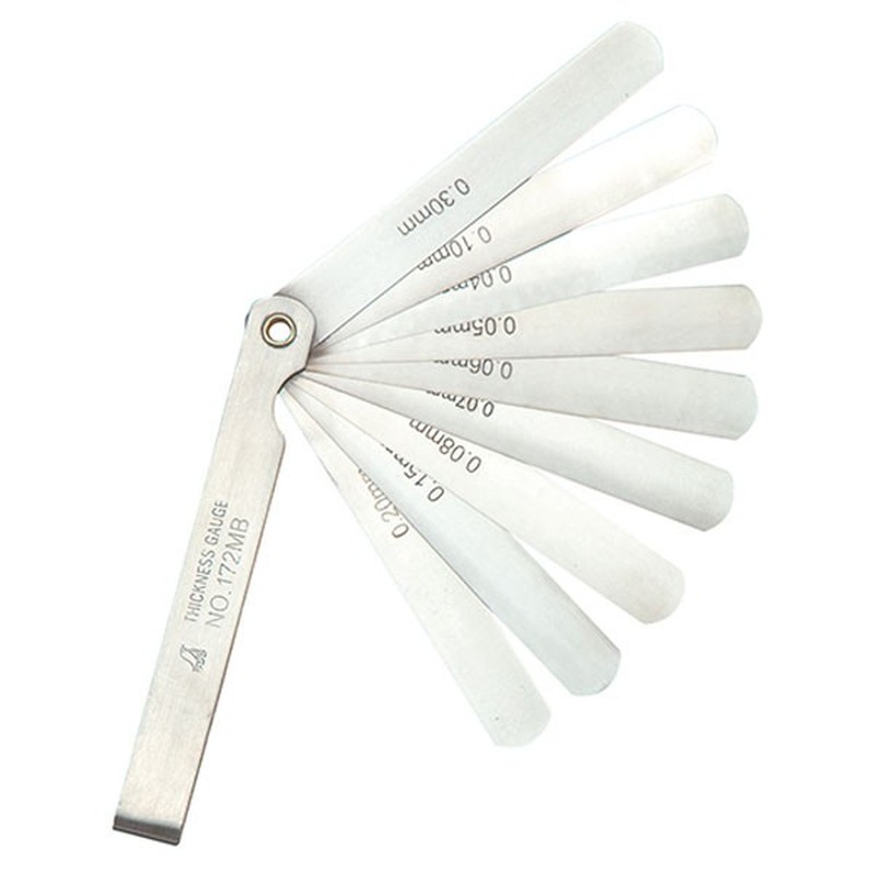 シンワ測定 410020 73780シックネスゲージB100mm9枚組 #73780 1個（ご注文単位1個）【直送品】