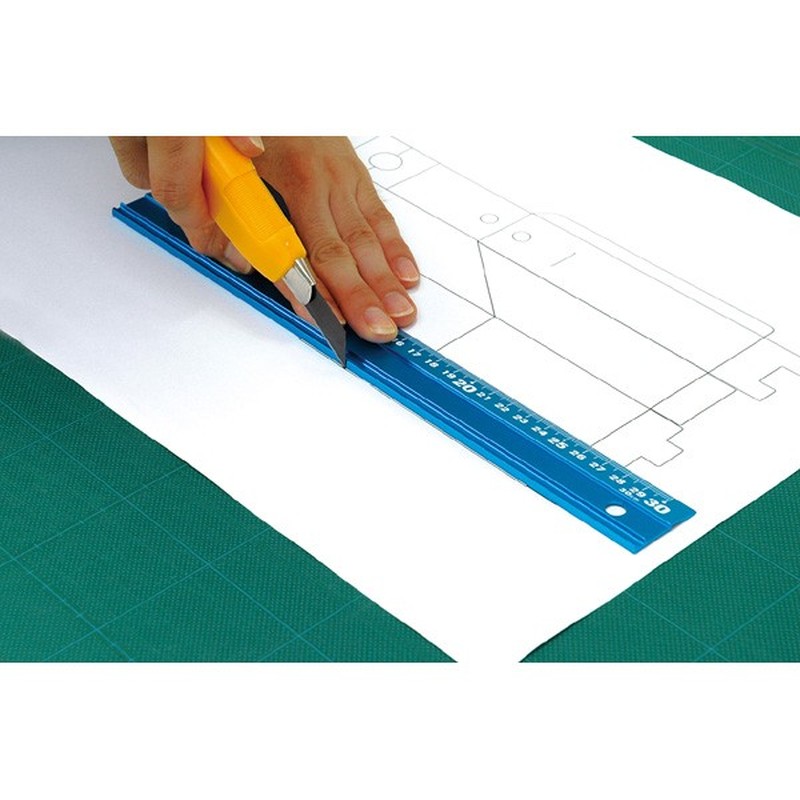 シンワ測定 4101901 65415 アル助 30cm シャイニングブルー #65415 1個（ご注文単位1個）【直送品】