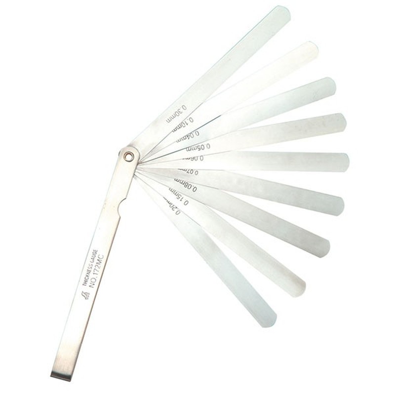 シンワ測定 4101137 73781シックネスゲージC150mm9枚組 #73781 1個(ご注文単位1個)【直送品】