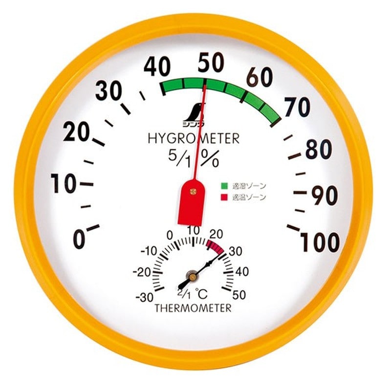 シンワ測定 4101183 72605温湿度計G丸型15湿度表示 #72605 1個（ご注文単位1個）【直送品】
