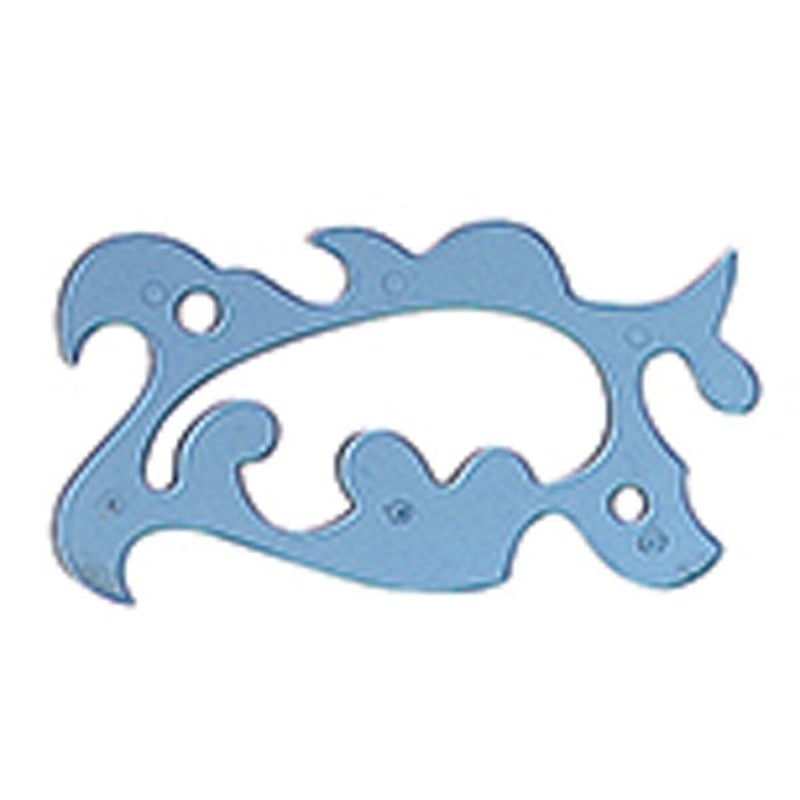 シンワ測定 4101353 70947雲型定規万能中 #70947 1個（ご注文単位1個）【直送品】