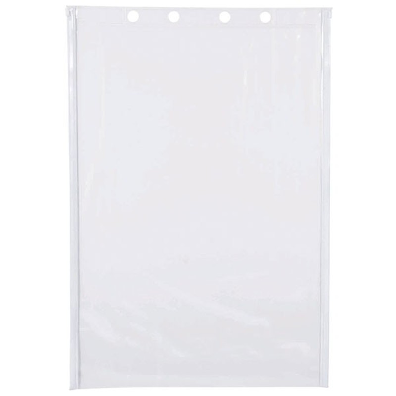 シンワ測定 4102132 78198クリアケース A2 縦 ファスナー付 #78198 1個（ご注文単位1個）【直送品】