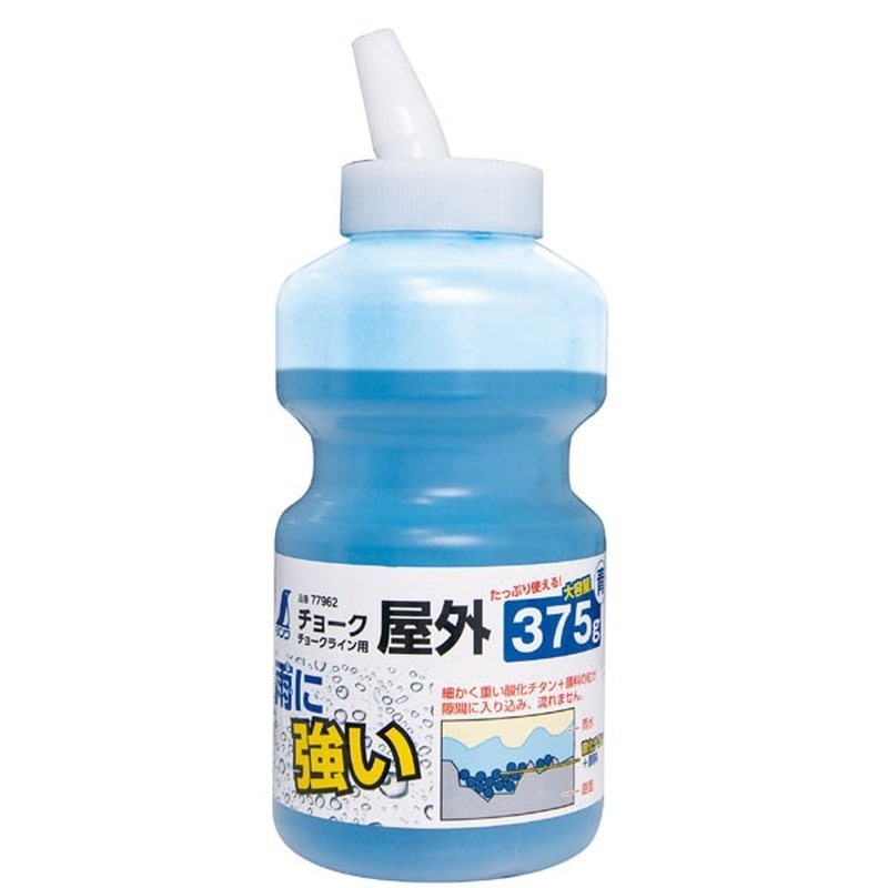 シンワ測定 4102402 77962チョークチョークライン屋外用375g青 #77962 1個（ご注文単位1個）【直送品】