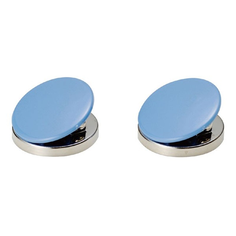 シンワ測定 411034 72037マグクリップ丸型A-青2入 #72037 1個（ご注文単位1個）【直送品】