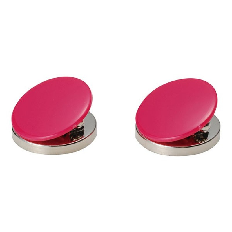 シンワ測定 411036 72039マグクリップ丸型A-赤2入 #72039 1個（ご注文単位1個）【直送品】