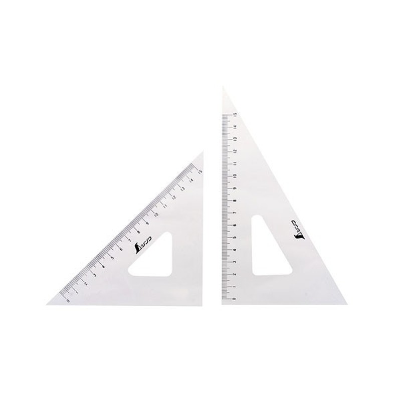 シンワ測定 4101347 77066三角定規182枚組 #77066 1個（ご注文単位1個）【直送品】