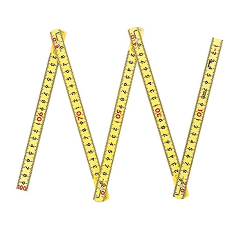 シンワ測定 4100506 78605ファイバー折尺1m5折 #78605 1個（ご注文単位1個）【直送品】