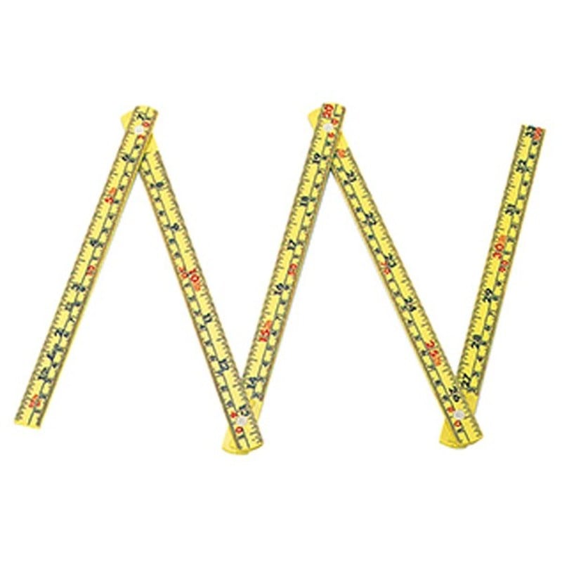 シンワ測定 4100510 78623ファイバー折尺尺相当付1m5折 #78623 1個（ご注文単位1個）【直送品】