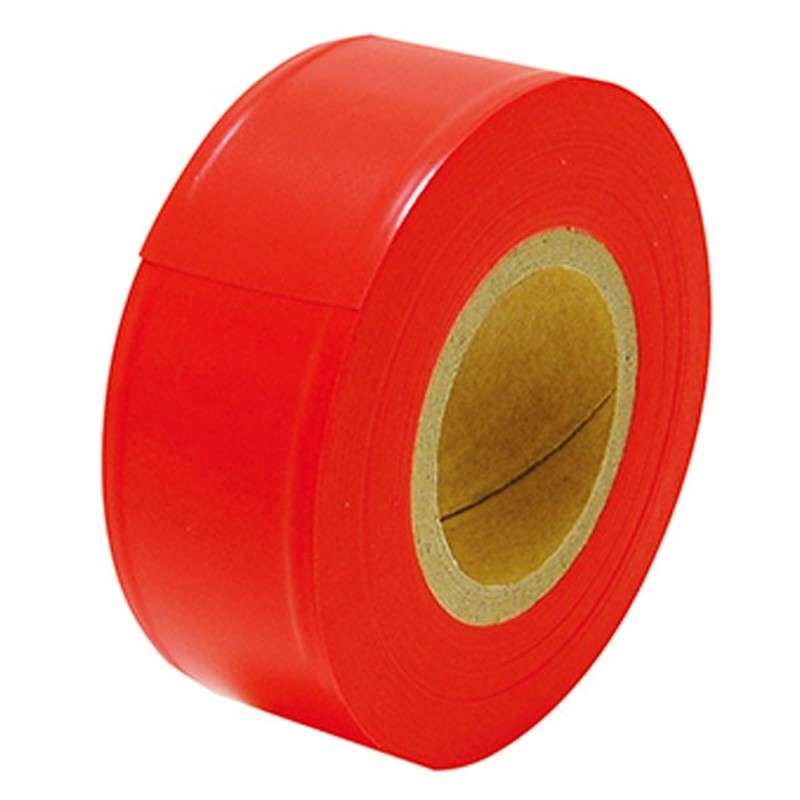 シンワ測定 4101975 73800マーキングテープ30mm×50m蛍光OR #73800 1個（ご注文単位1個）【直送品】