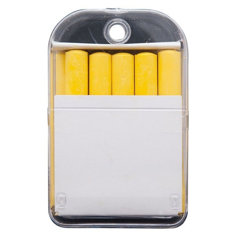 シンワ測定 4102149 74143工事用 チョーク 黄 10本入 #74143 1個（ご注文単位1個）【直送品】